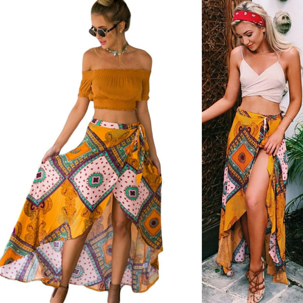 Boho Wrap Skirt